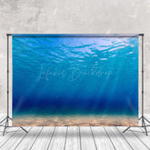 Lofaris Deep Sea Sandy Seabed Natural Scenery Photo Backdrop